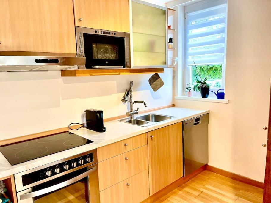 Schoene Wohnung Mit Eigenen Eingang Und Terrasse Gosseling Esterno foto